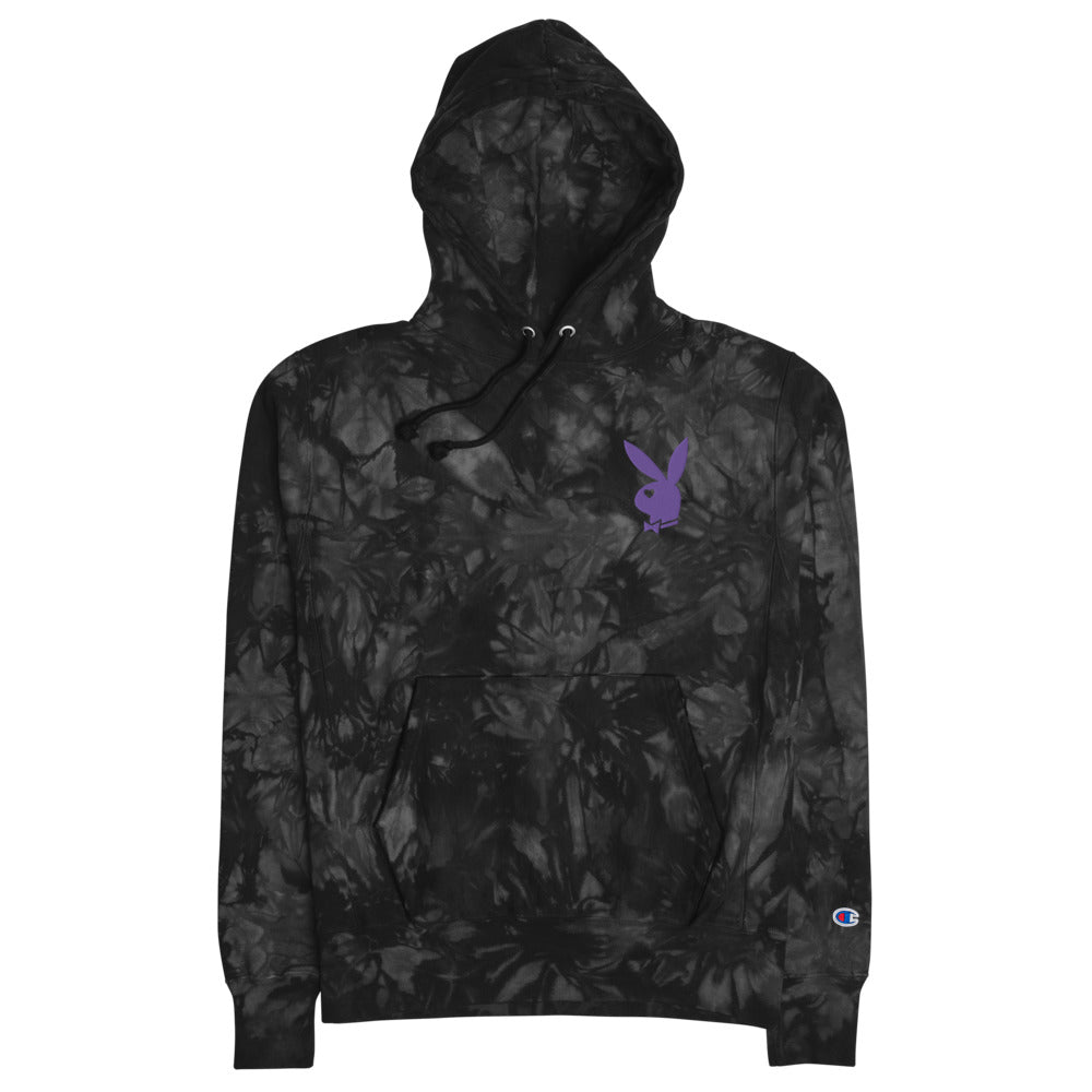 Mutt's Playboy Embroidered Tie-Dye Hoodie