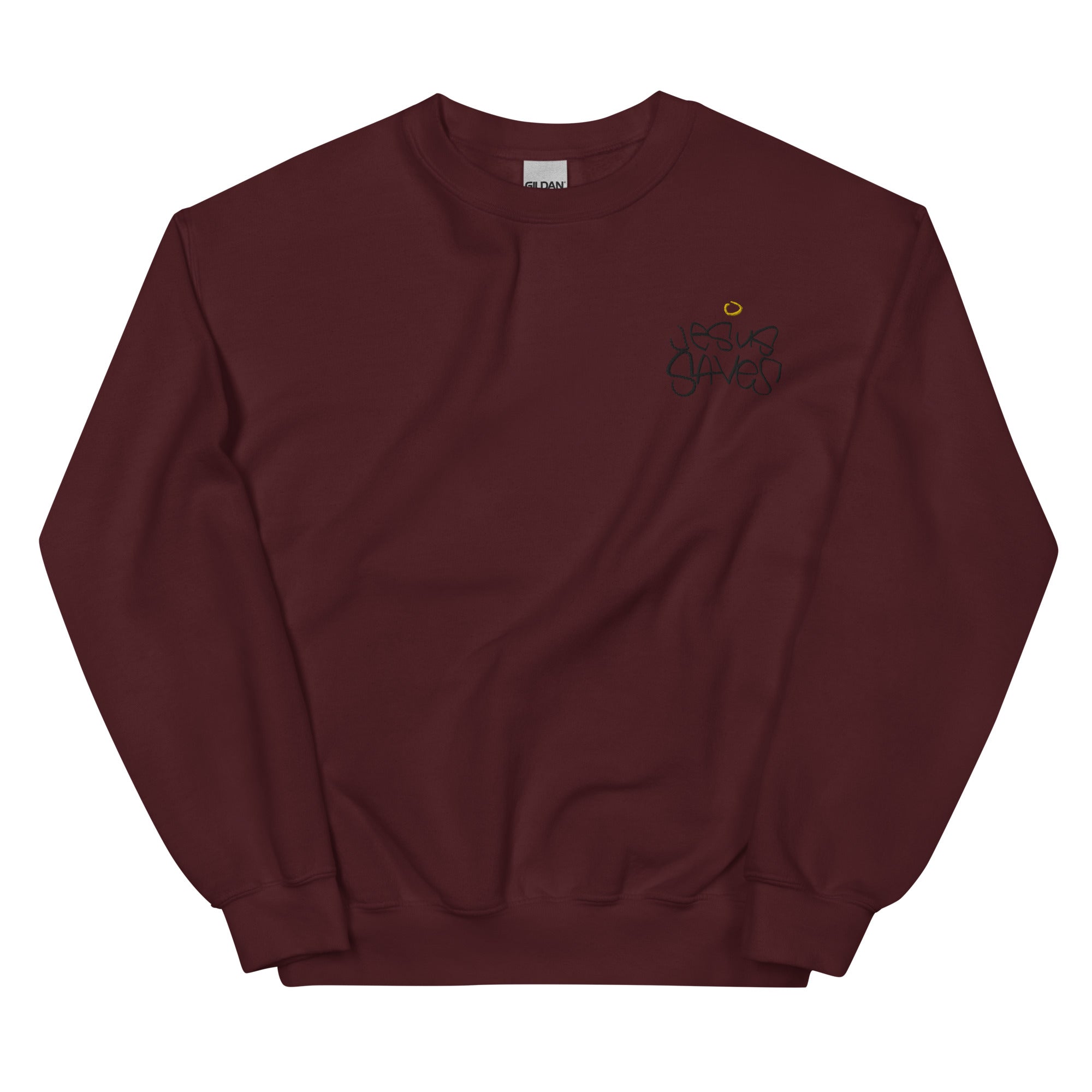 Jesus Saves Embroidered Sweatshirt