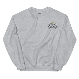 Jesus Saves Embroidered Sweatshirt