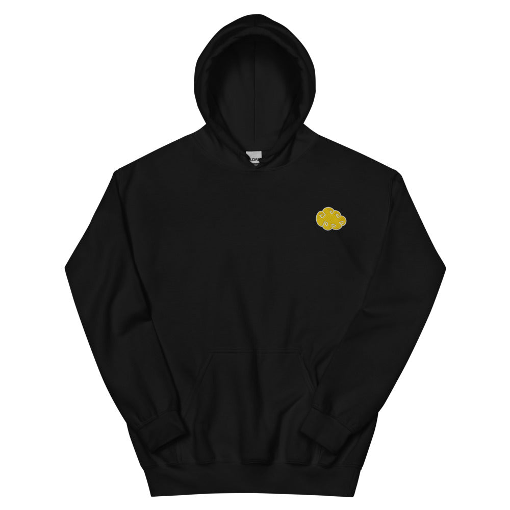 Golden Cloud Embroidered Hoodie