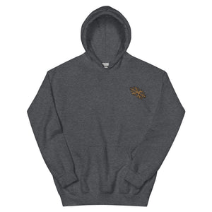 Gold Star Embroidered Hoodie