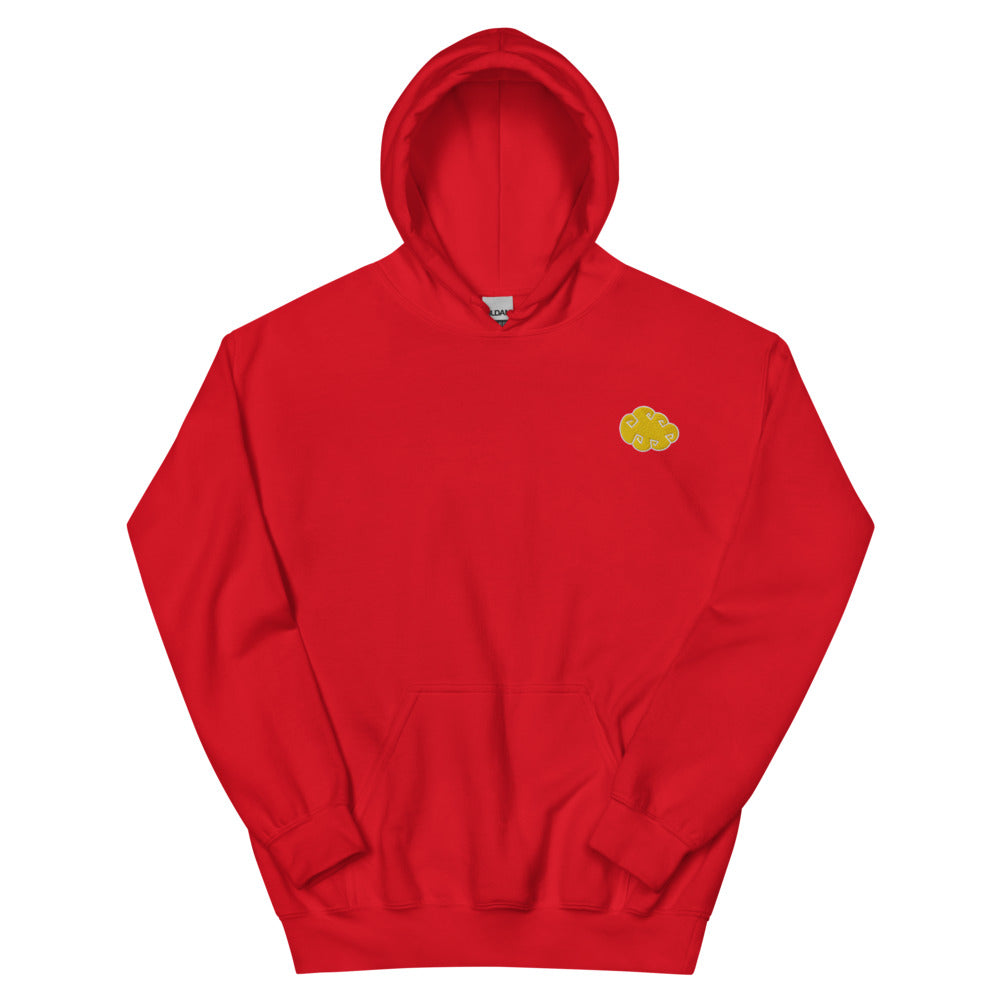 Golden Cloud Embroidered Hoodie