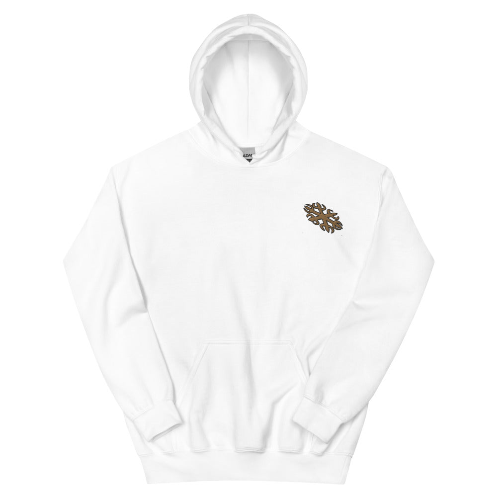 Gold Star Embroidered Hoodie