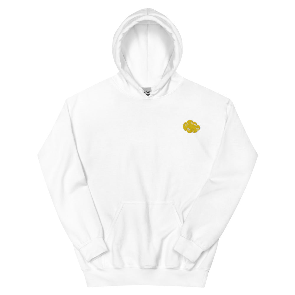 Golden Cloud Embroidered Hoodie