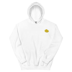 Golden Cloud Embroidered Hoodie